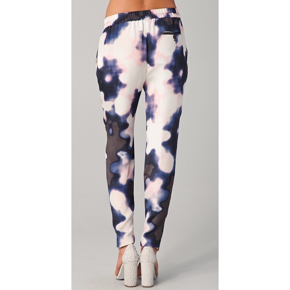 Phillip Lim Printed Silk Joggers - Picture 3 of 8